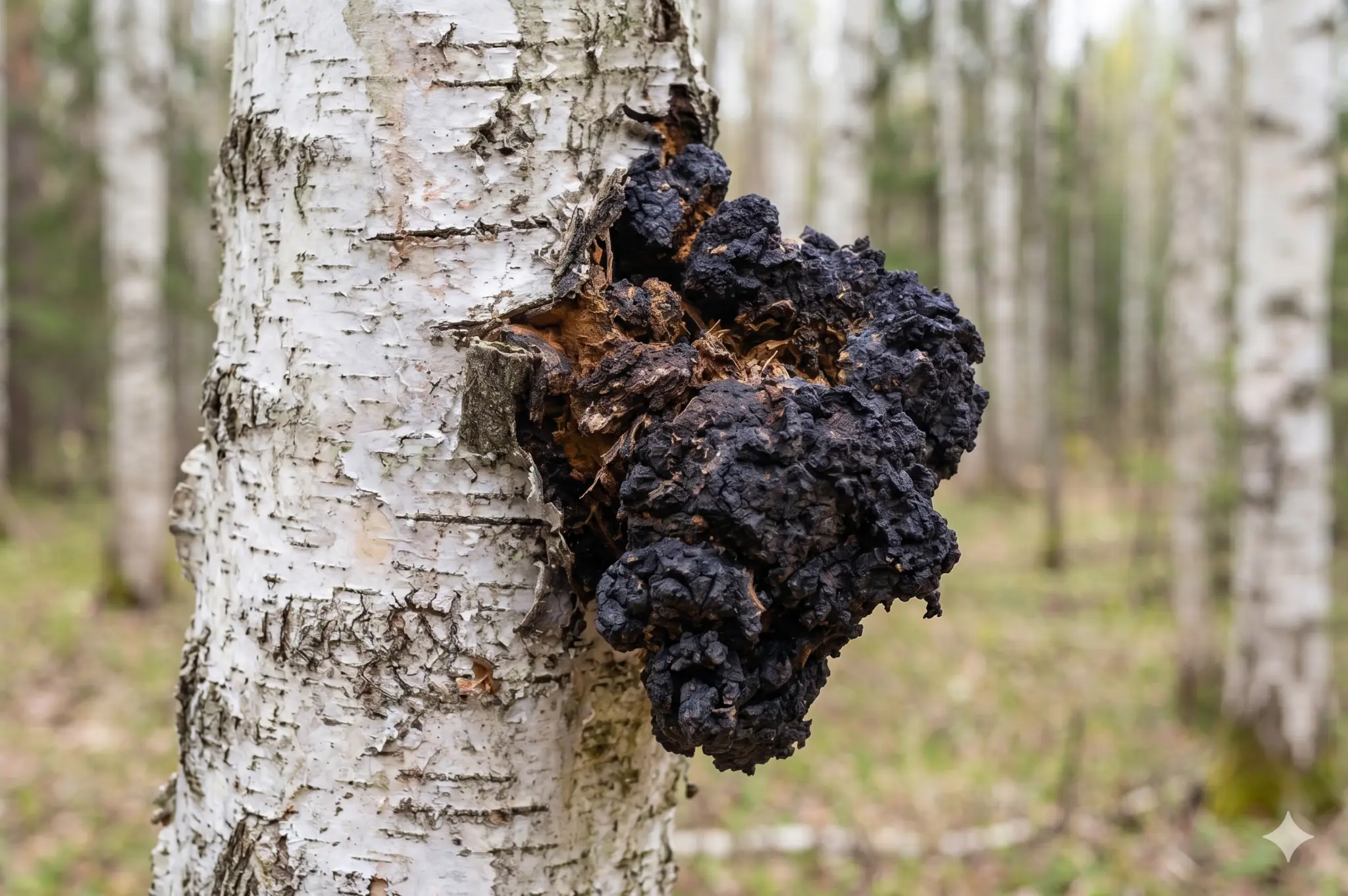 Chaga (Inonotus obliquus), hongo funcional